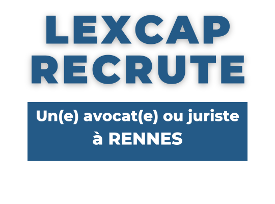 Image de Le Cabinet LEXCAP recrute à Rennes !